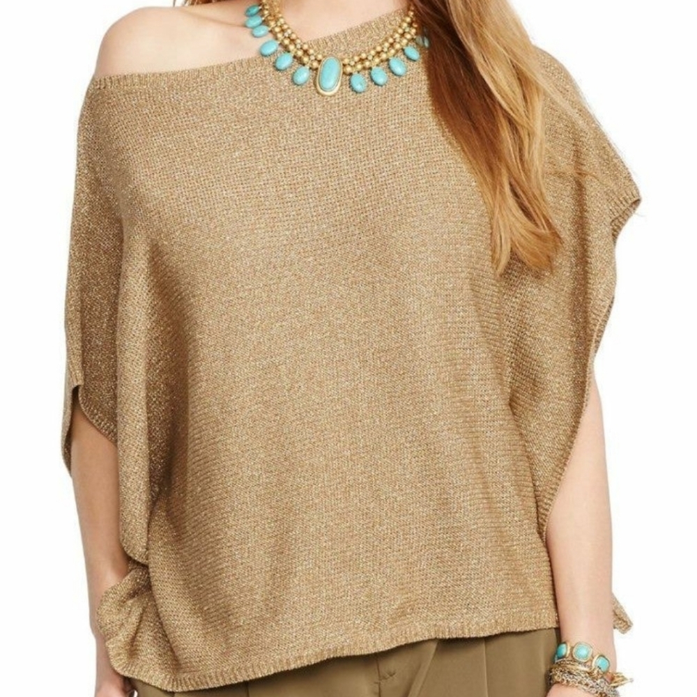 Lauren by RL metallic gold linen blend